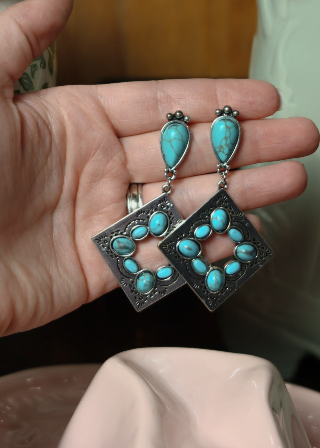 Rowan Stamped Earring