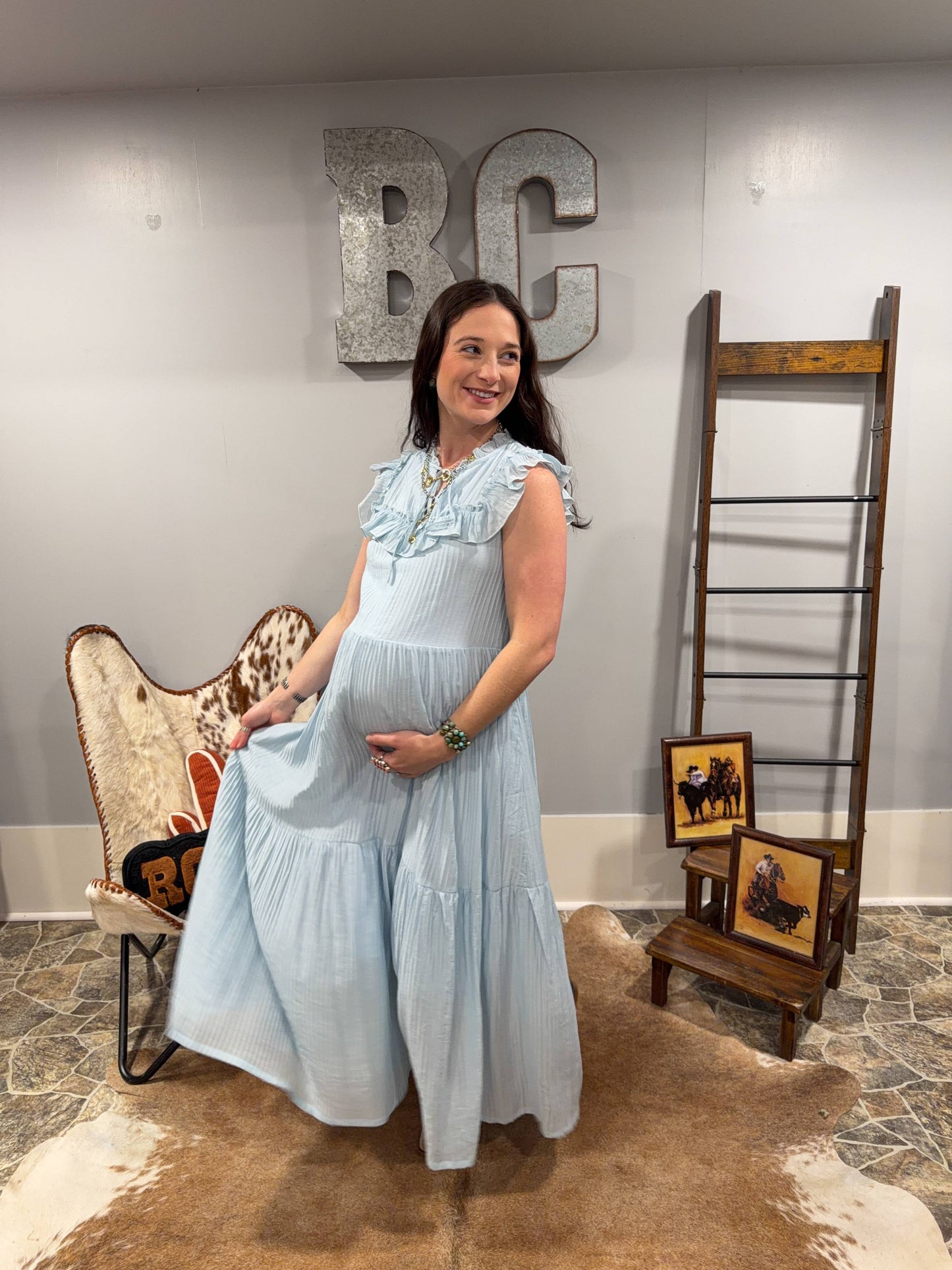 The Dusty Tiered Dress