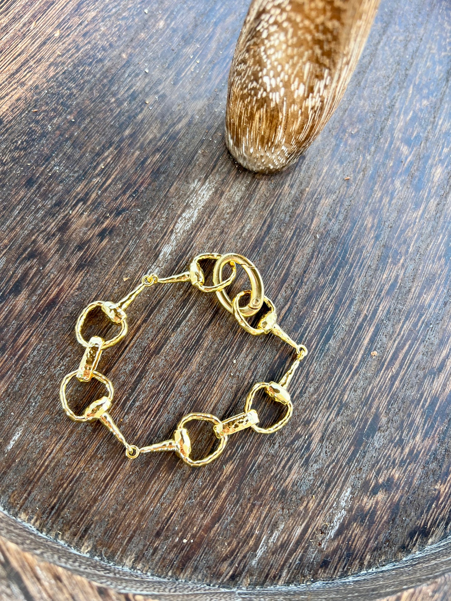 The Linked Horse Bit Bracelet