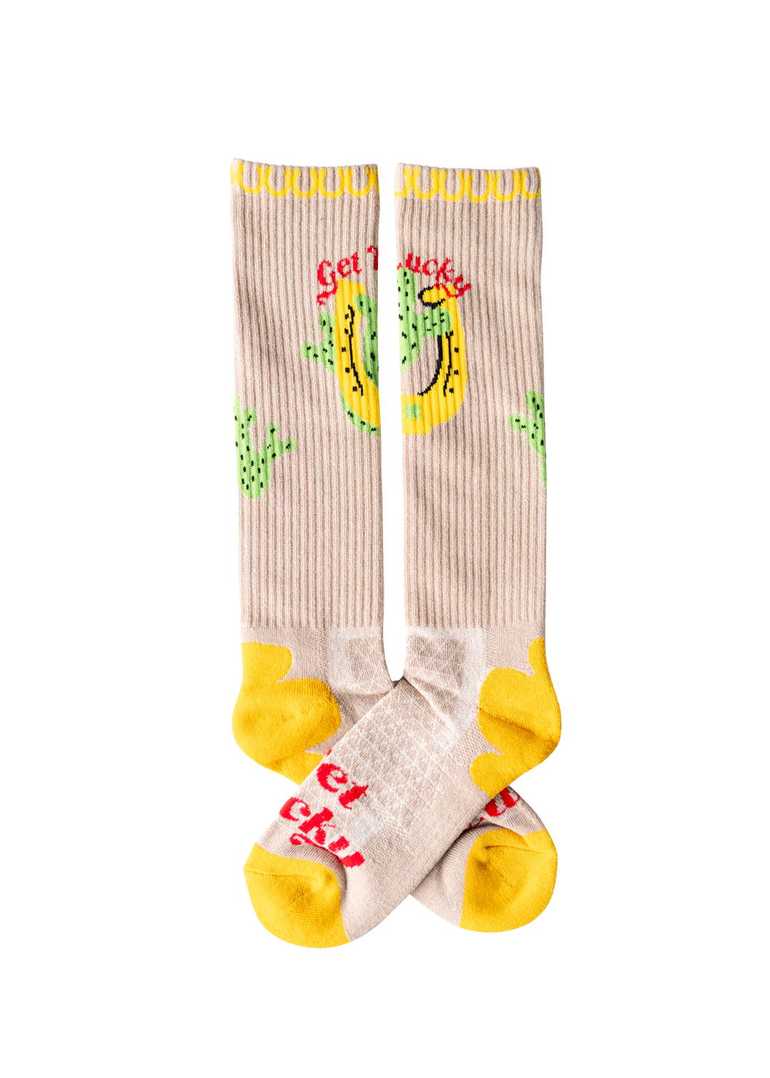 Get Lucky Tan Performance Socks
