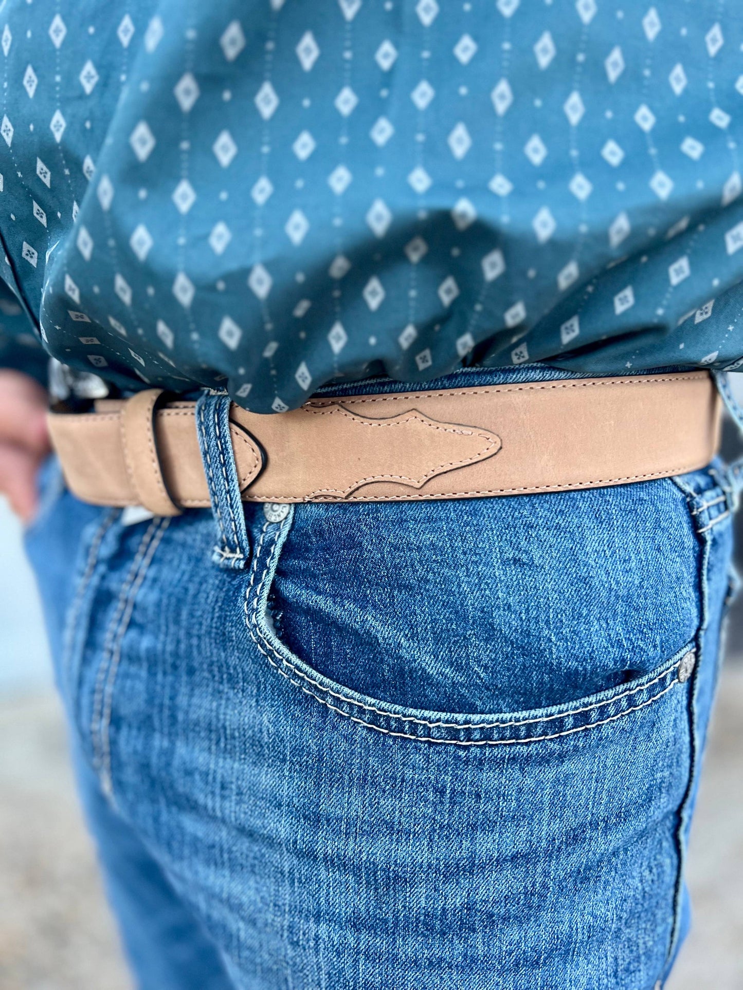 Men's Wrangler Belt- Tan