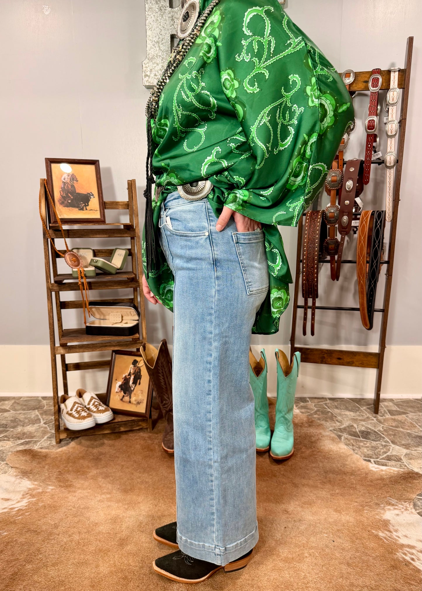The Sammy High Rise Jeans- Light Wash