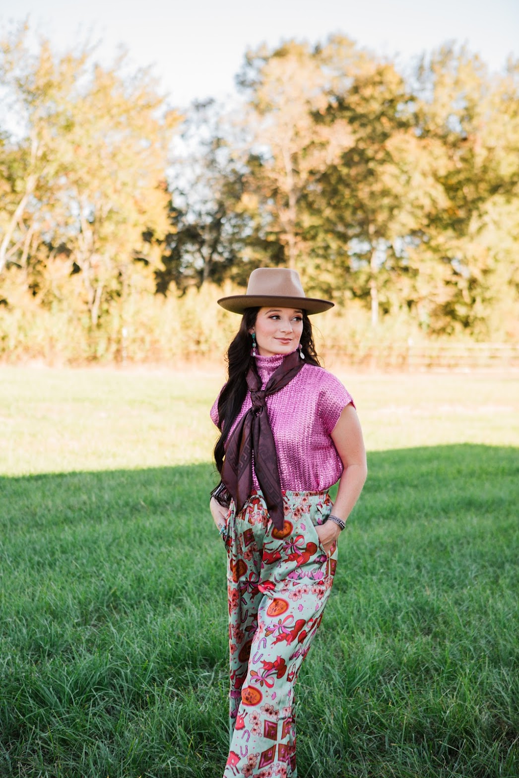 The Dark Brown Jacquard Rag