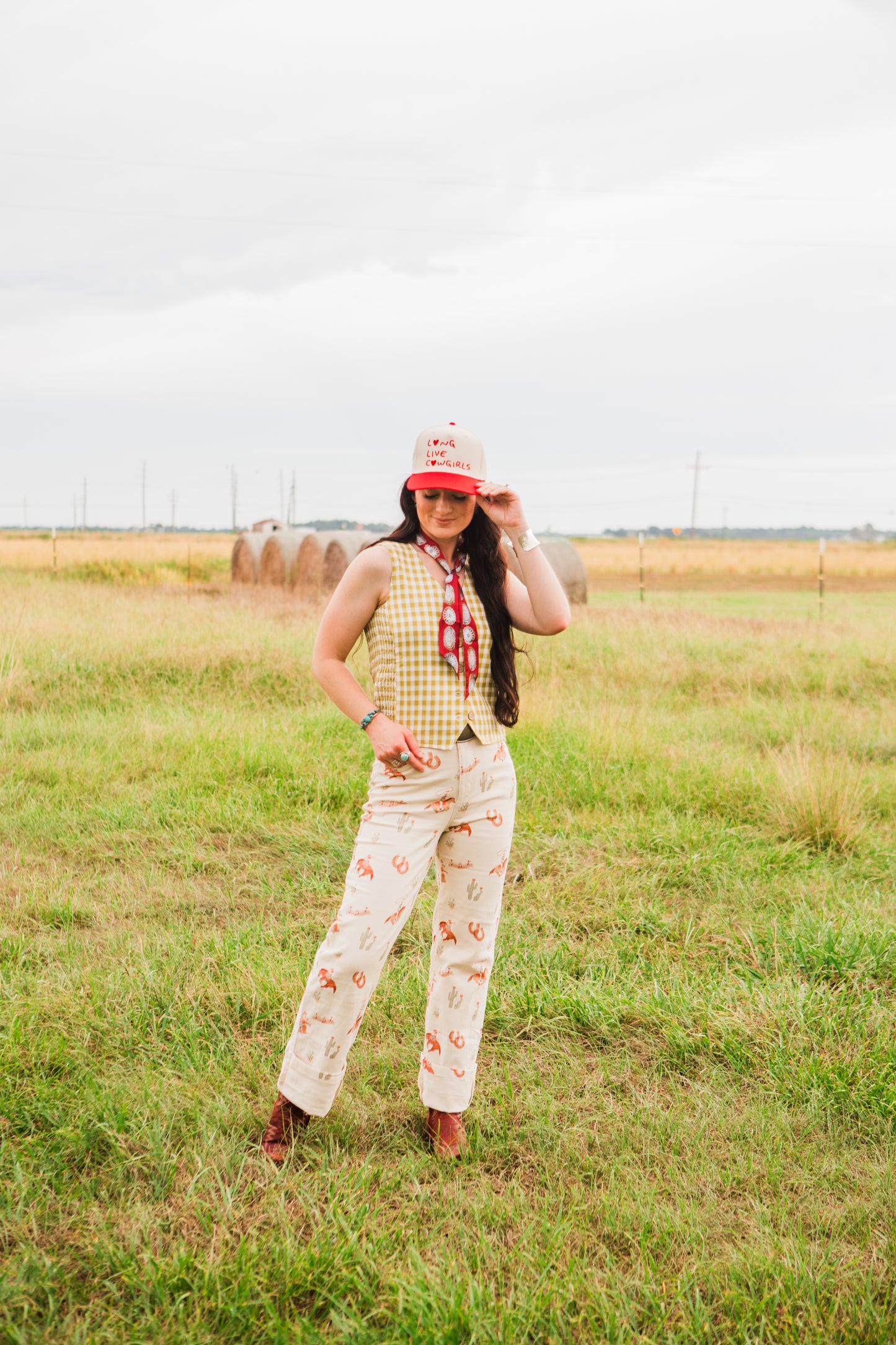 The Tanya Gingham Top