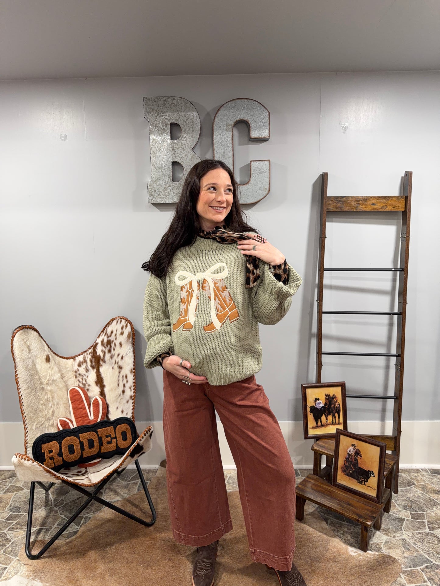 Boot Scootin Sweetheart Sweater