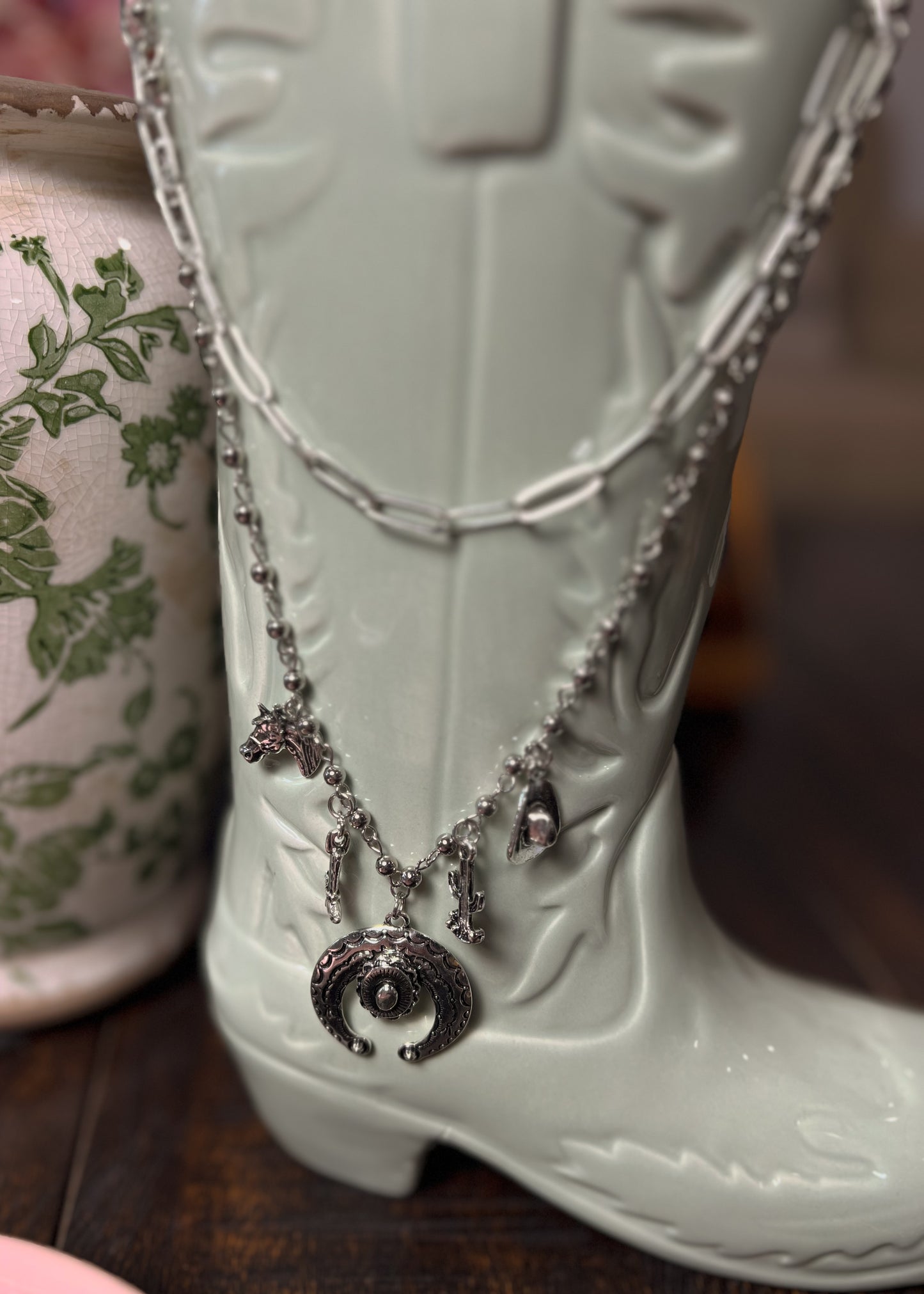 Silver Charm Necklace
