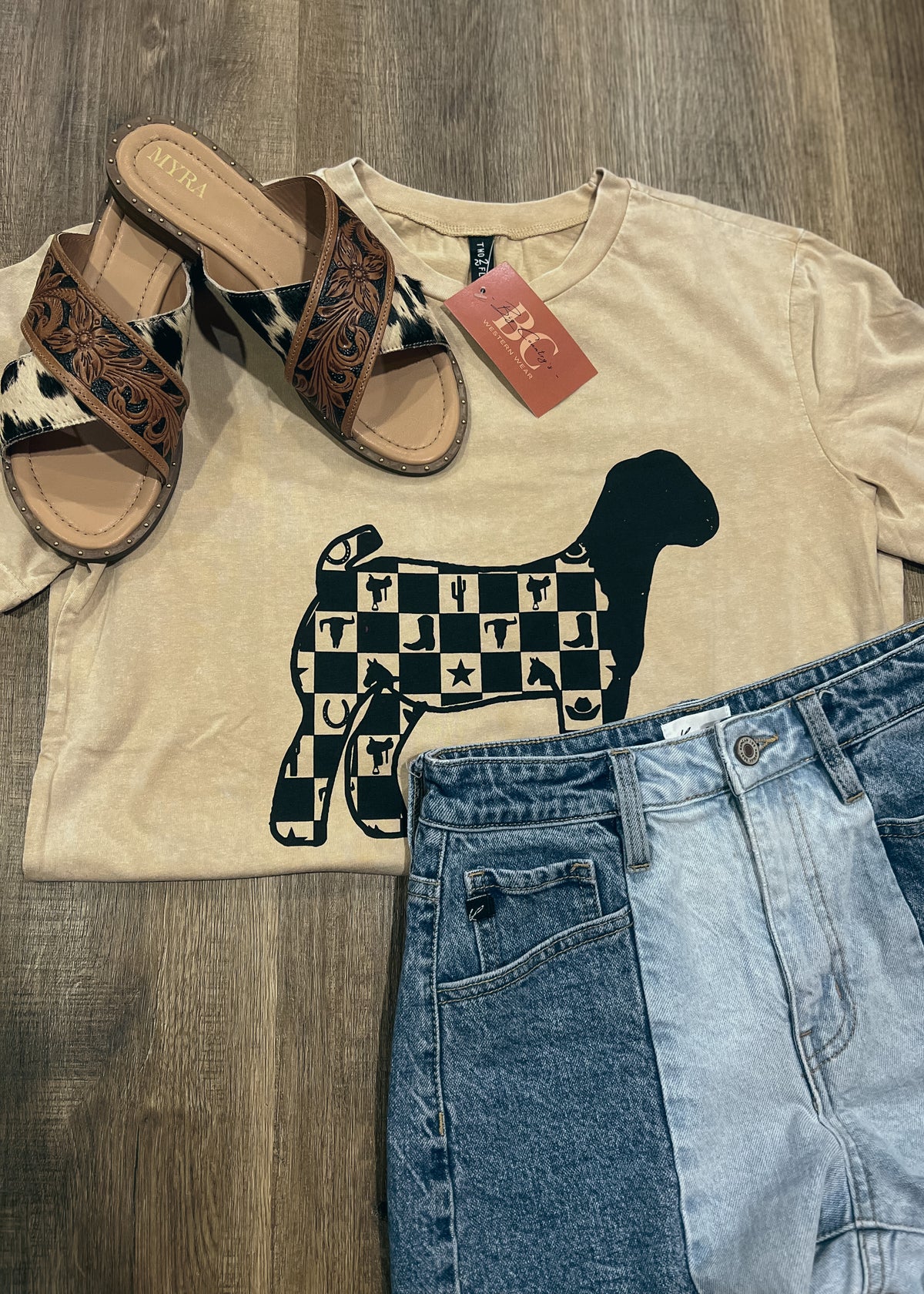 Checkmate Goat Tee
