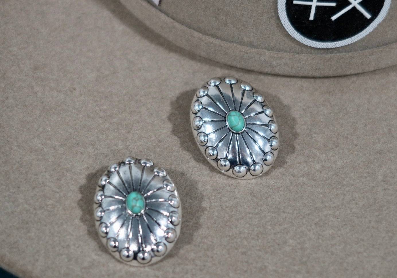 Rowdy Concho Post Earring - Big Country's Western Wear