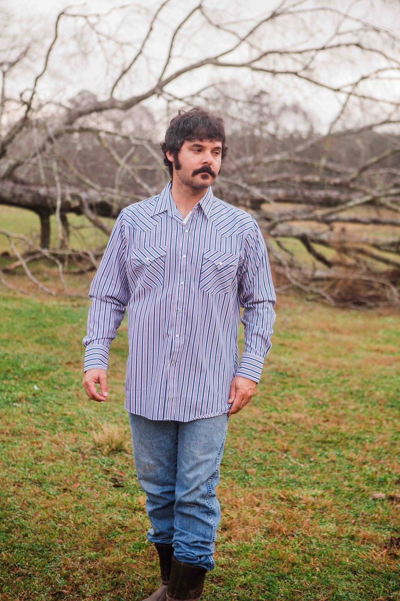 The American Cowboy Pearl Snap - Big Country's Western WearLarge