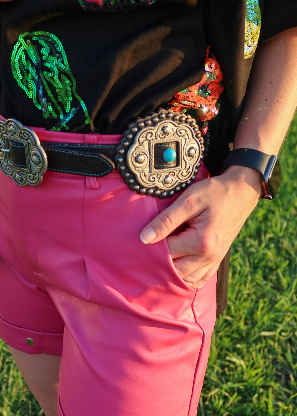 The Boozey Concho Belt - Big Country's Western WearSmall