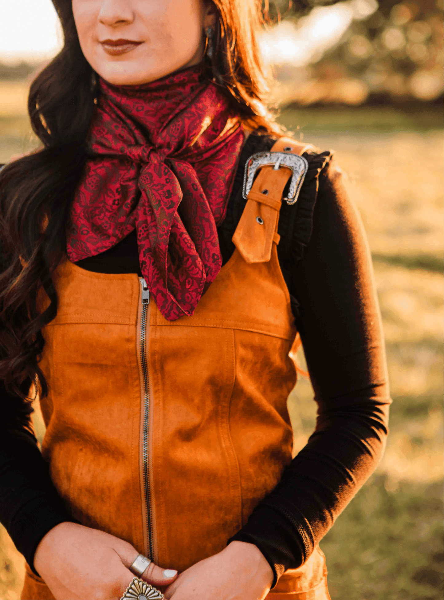 The Jacquard Cowboy Rag - Big Country's Western WearBlack