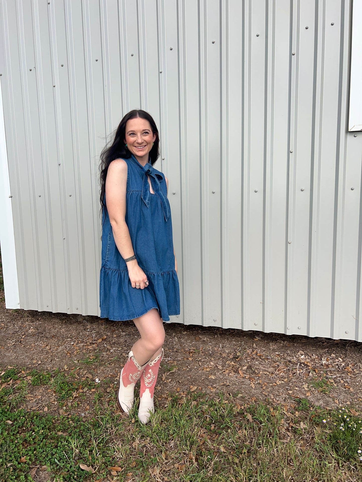 The Caroline Bow Dress