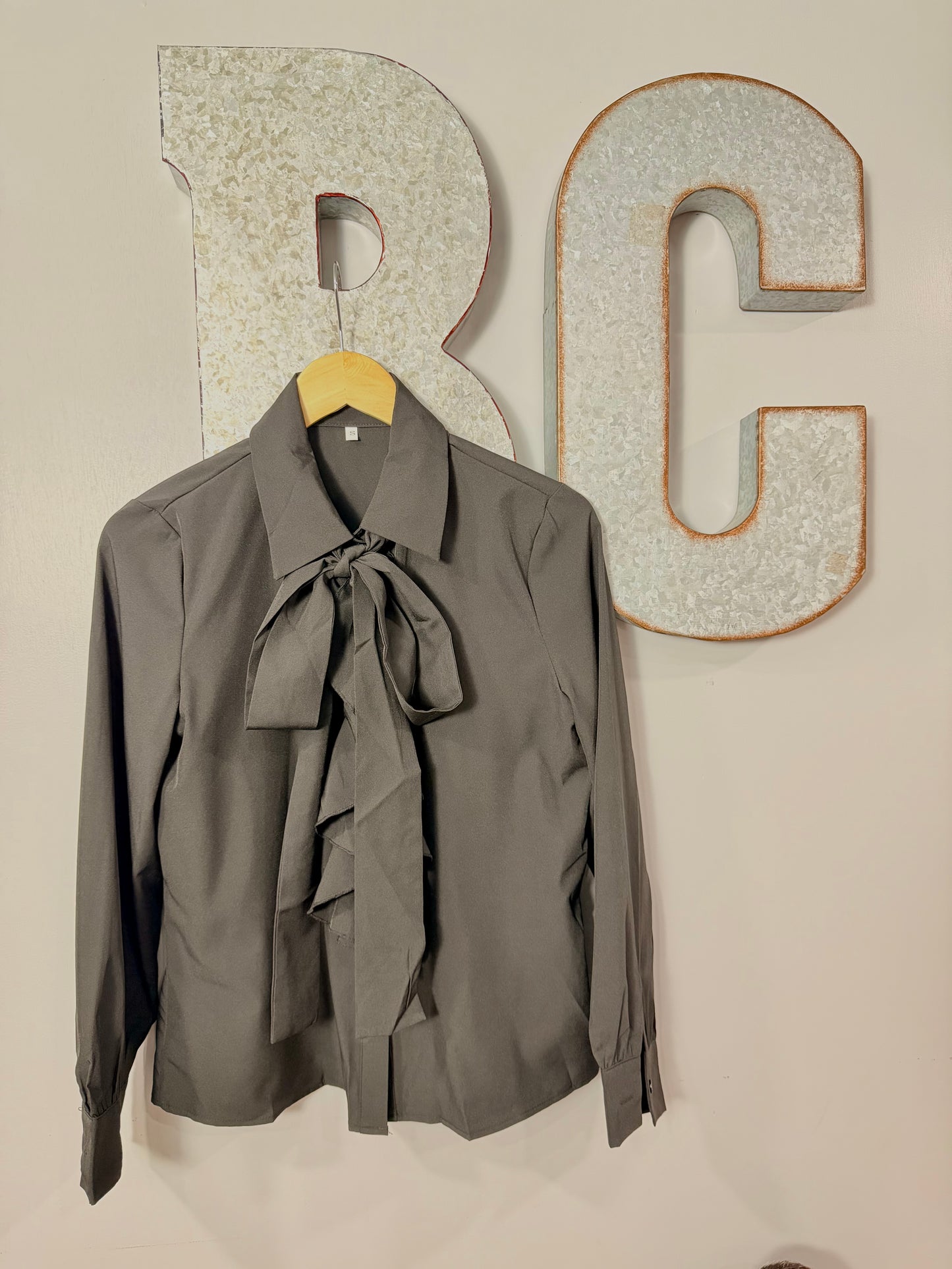 The Sedona Ruffle Tie Top- Black