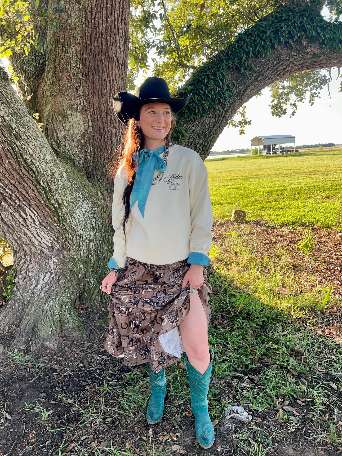 Ranch Rags Midi Skirt