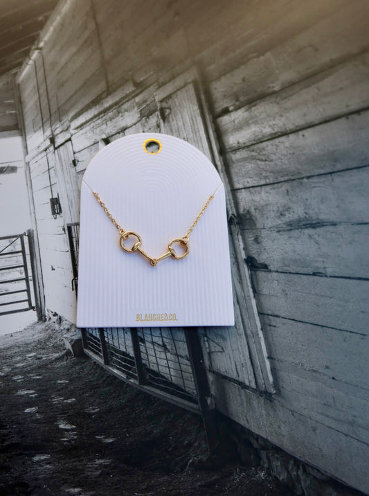 The Horse Bit Necklace- Gold