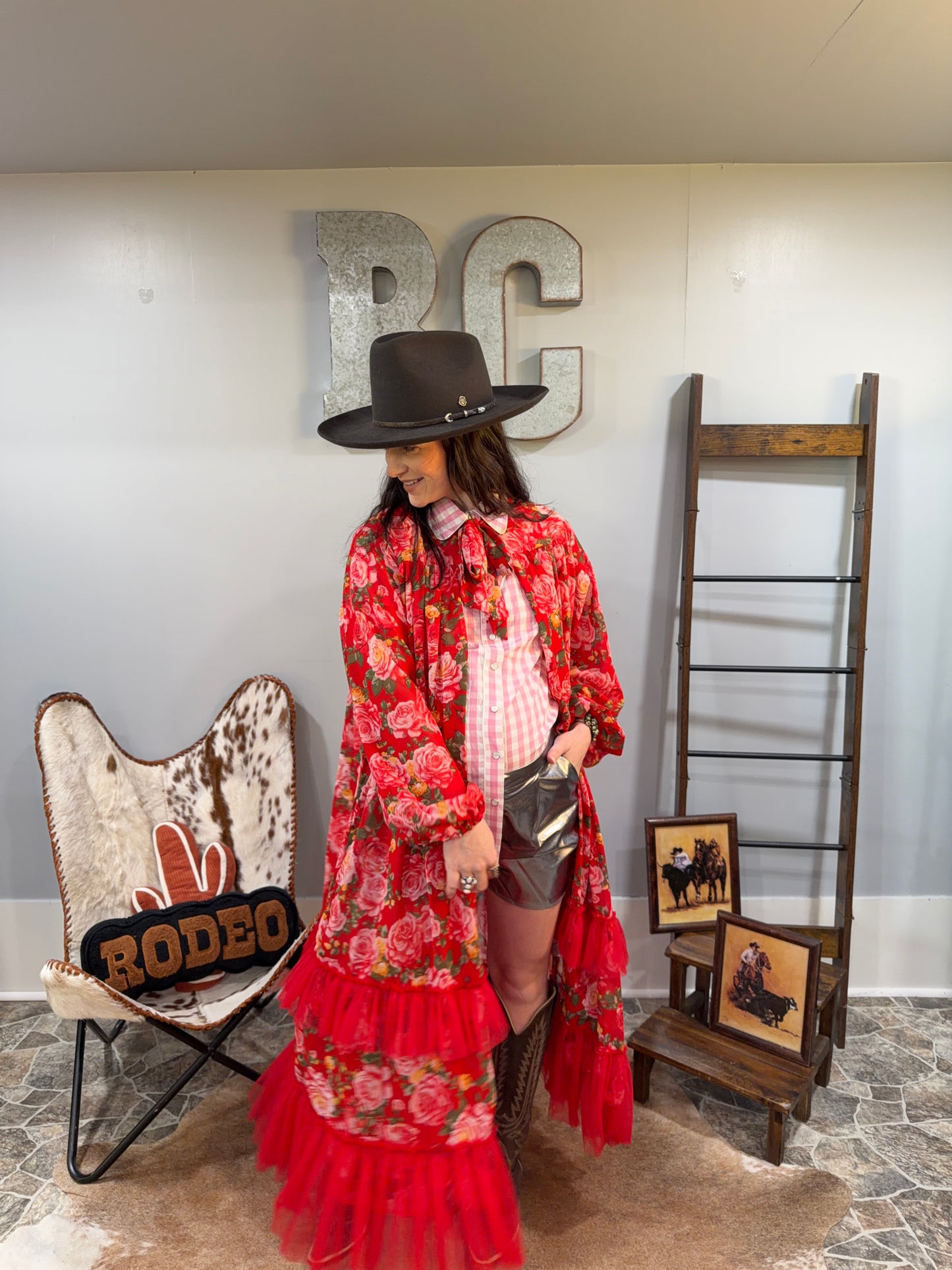 Roses & Rodeos Kimono