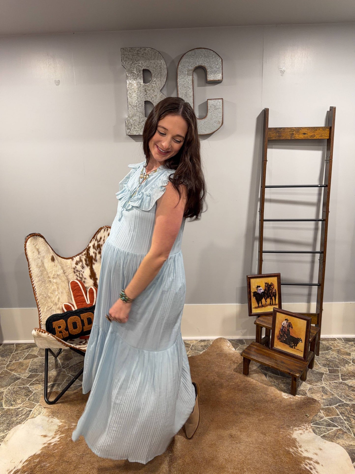 The Dusty Tiered Dress