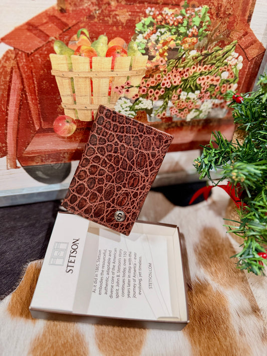 Stetson Trifold- Cognac