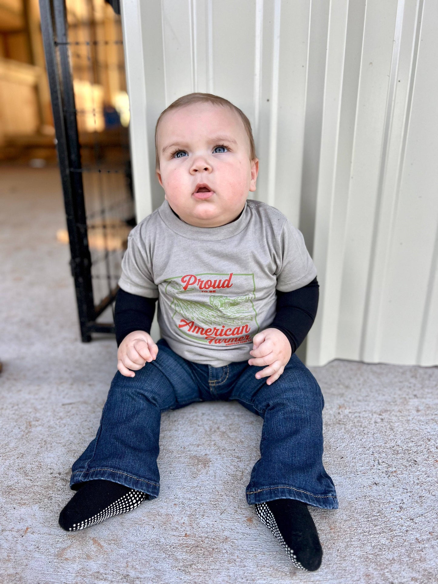 Proud American Farmer- Youth tee