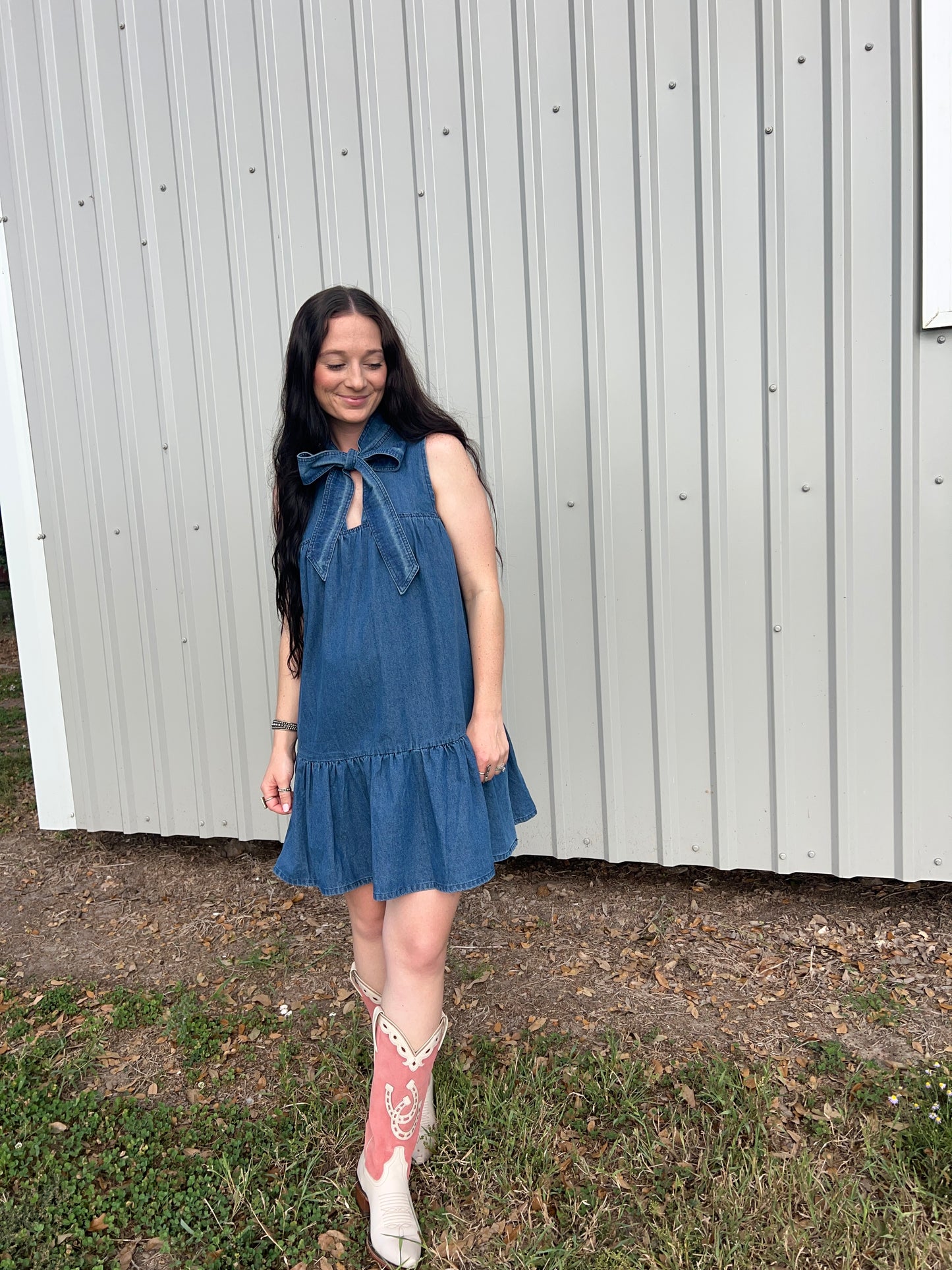 The Caroline Bow Dress