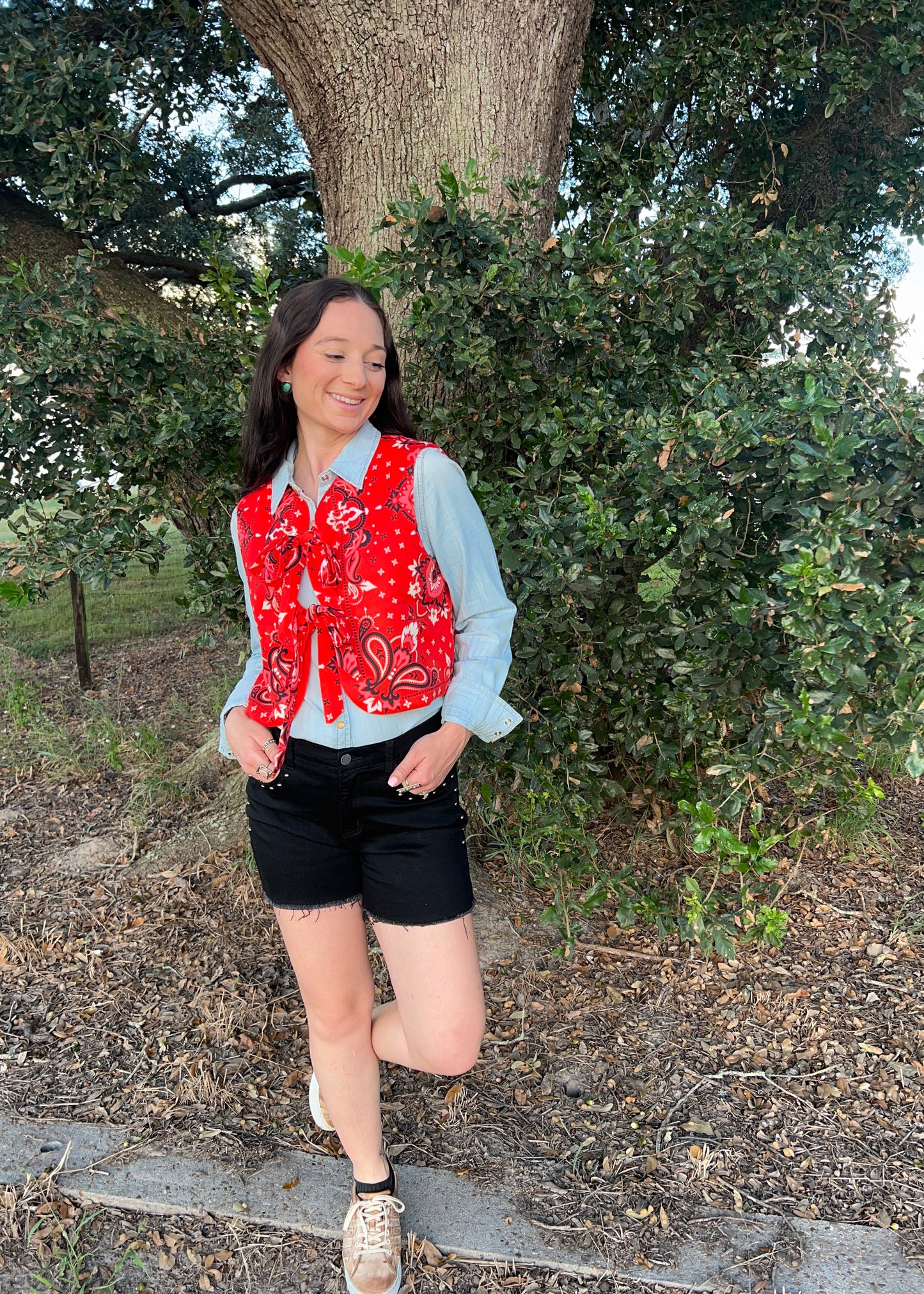 The Shenandoah Stud Shorts