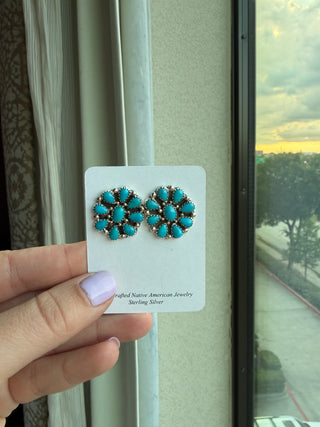Blue Ridge Cluster Earrings