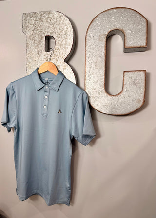 Roost Solid Polo - Blue