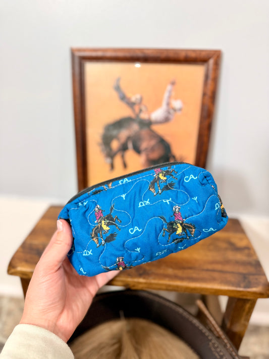 Rosie Rider Peacock Quilted Small Tools Bag