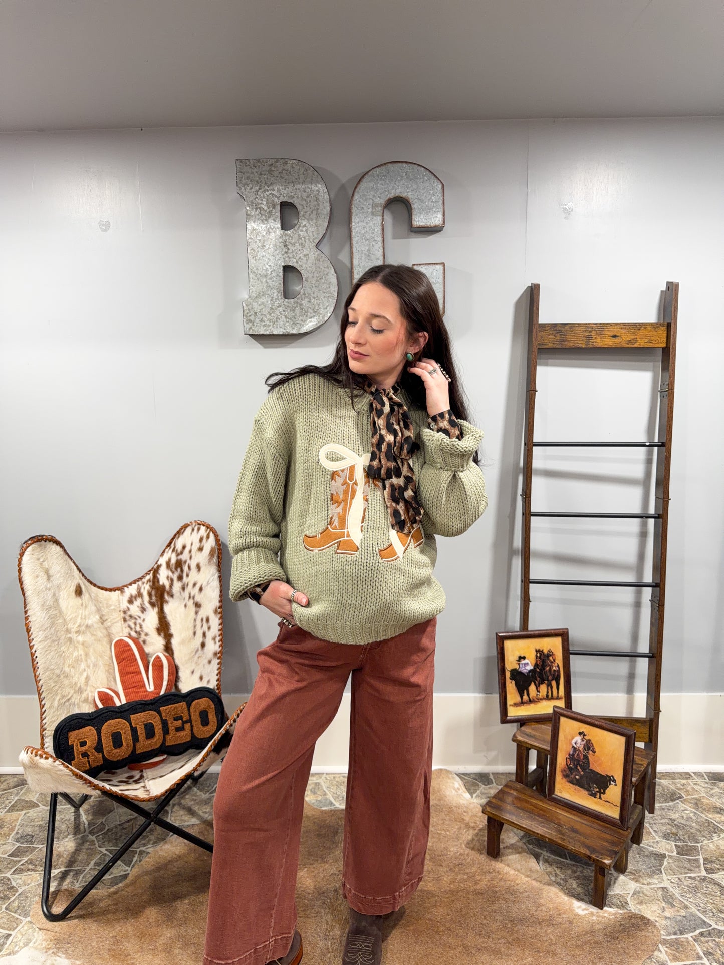 Boot Scootin Sweetheart Sweater