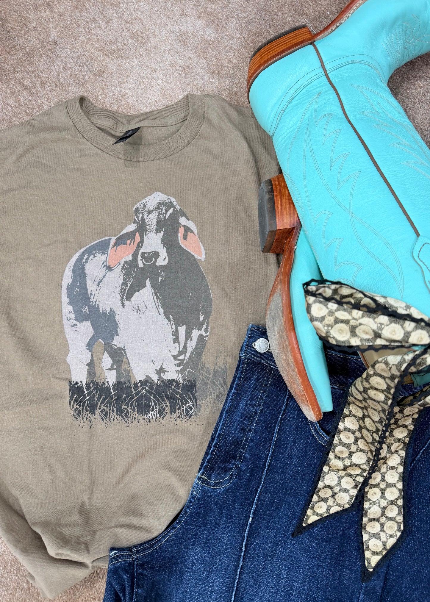 The Vintage Brahman Bull Tee