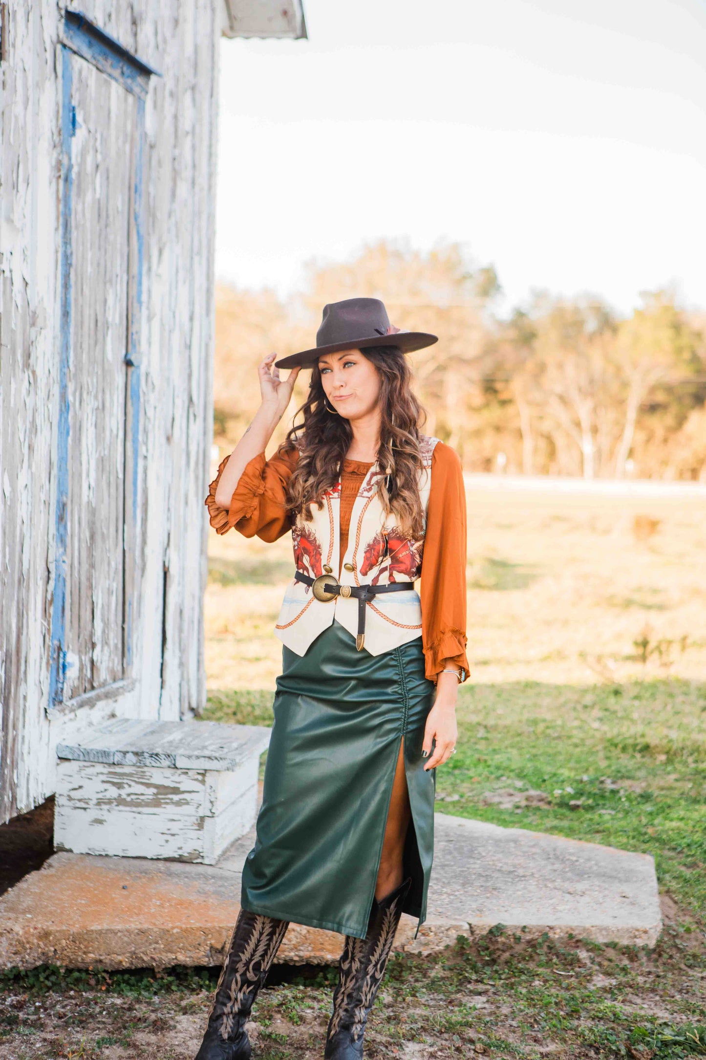 The Aztec Cowboy Vest