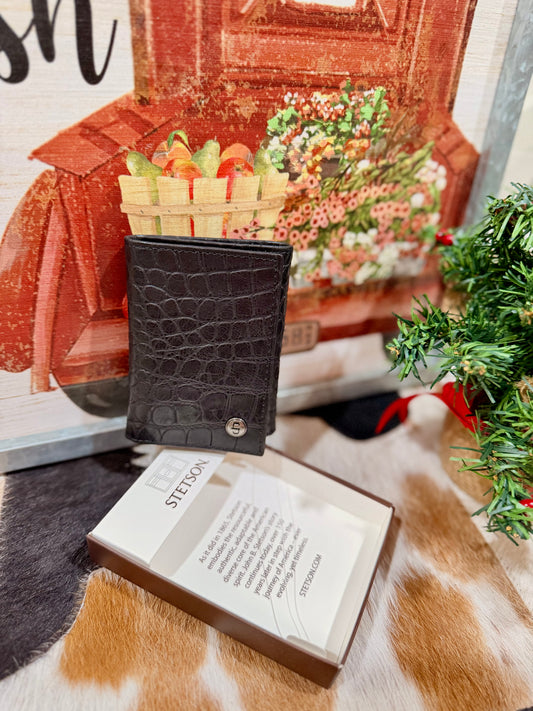 Stetson Trifold- Black