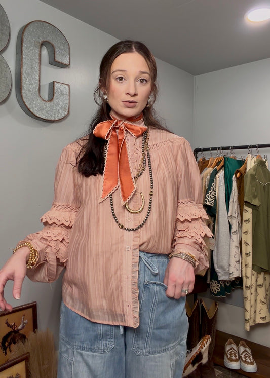 The Peyton Top in Blush