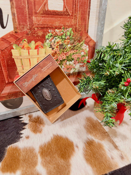 Wrangler Money Clip- Black