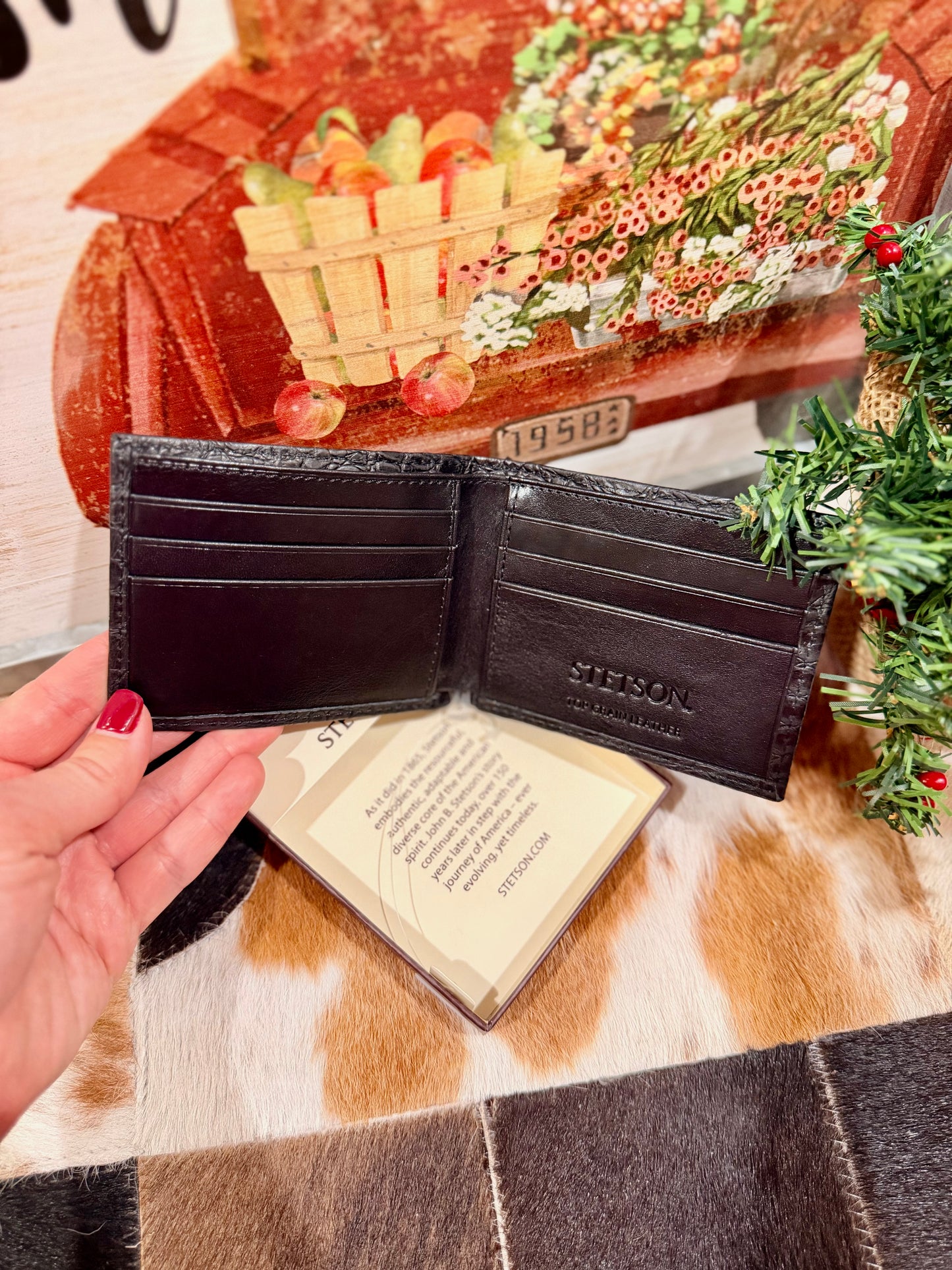 Stetson Bifold- Black