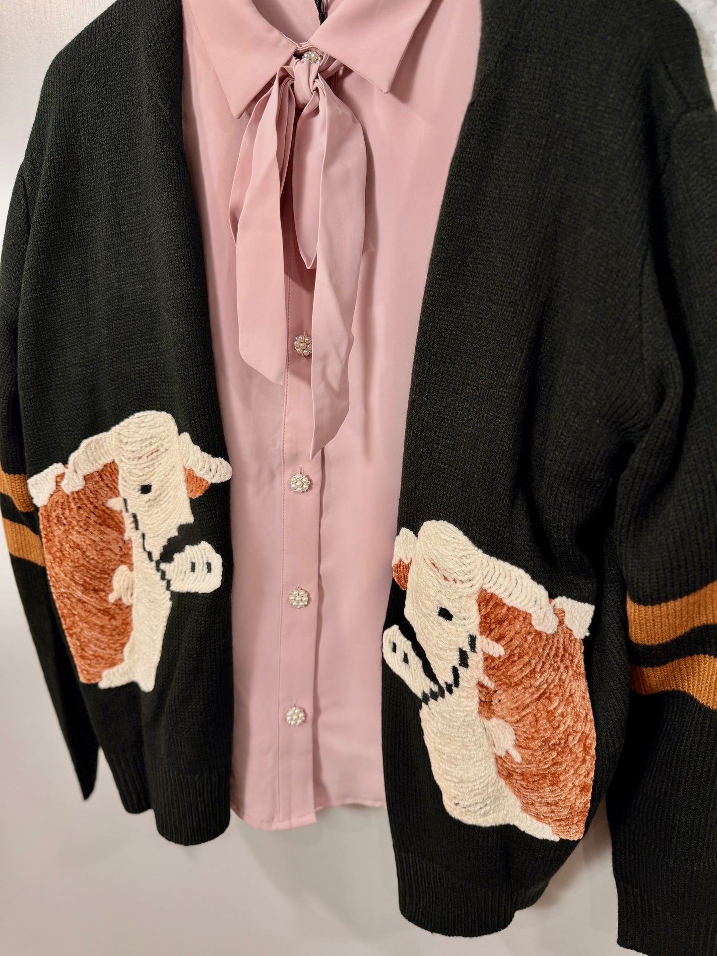 The Jone Tie Top in Blush