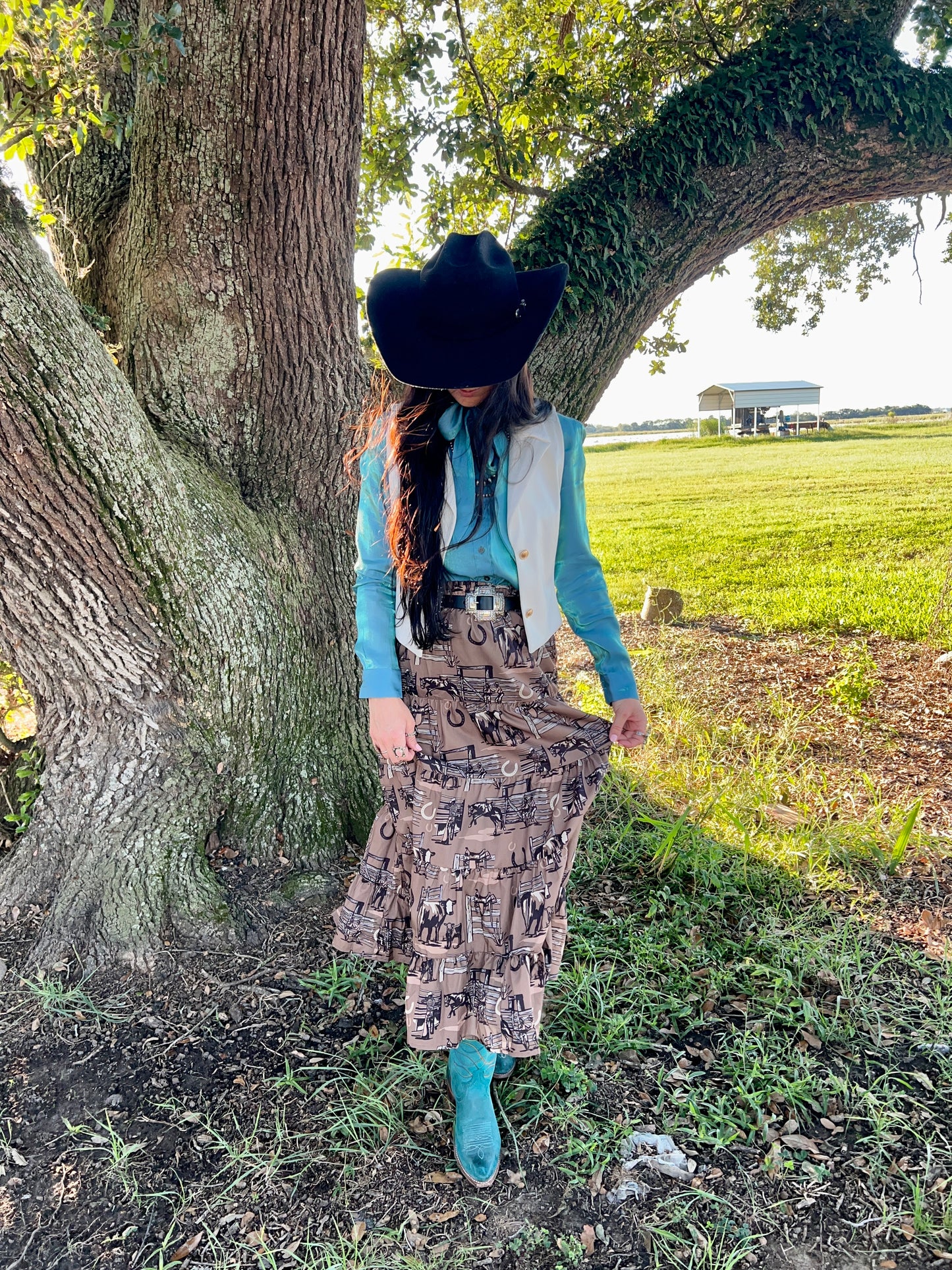 Ranch Rags Midi Skirt