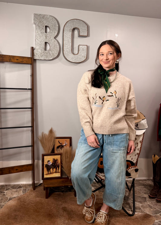 Still Fly Sweater in Oatmeal