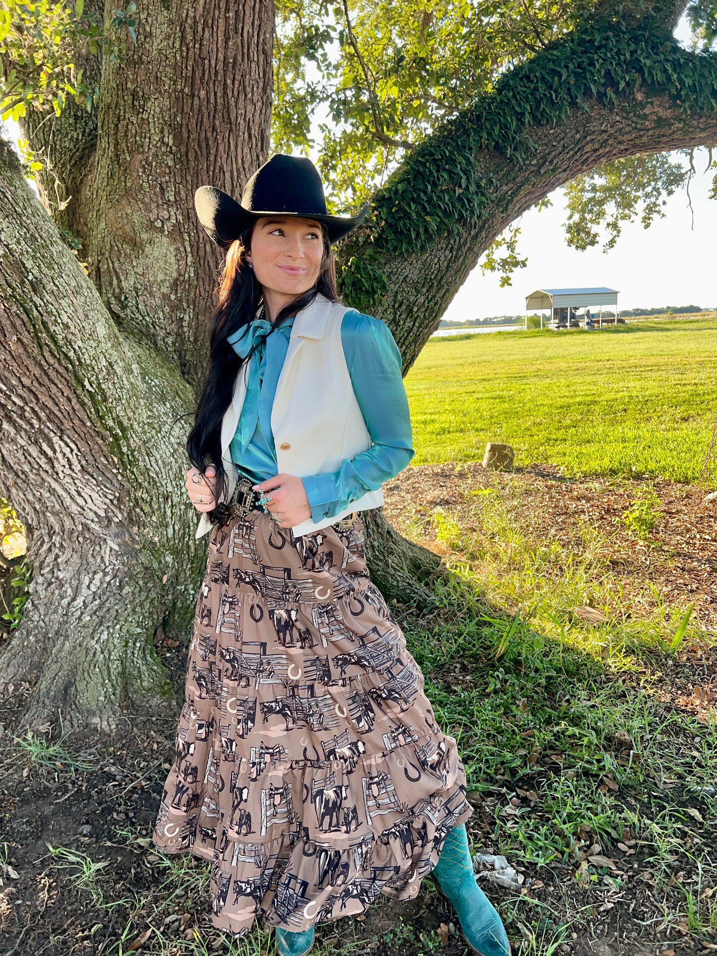 Ranch Rags Midi Skirt