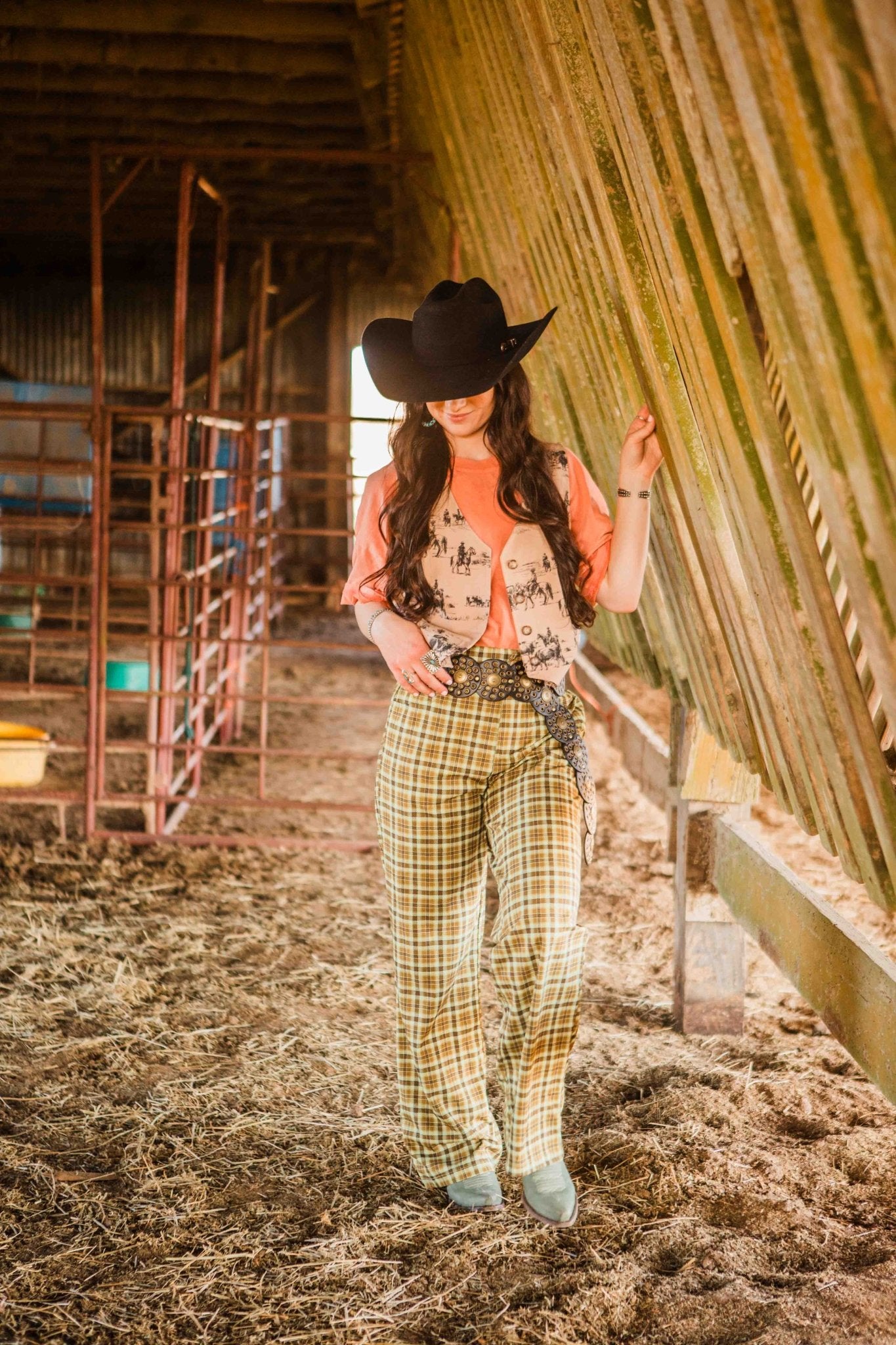 90s Oversized Tee - Peach - Big Country's Western WearS/M