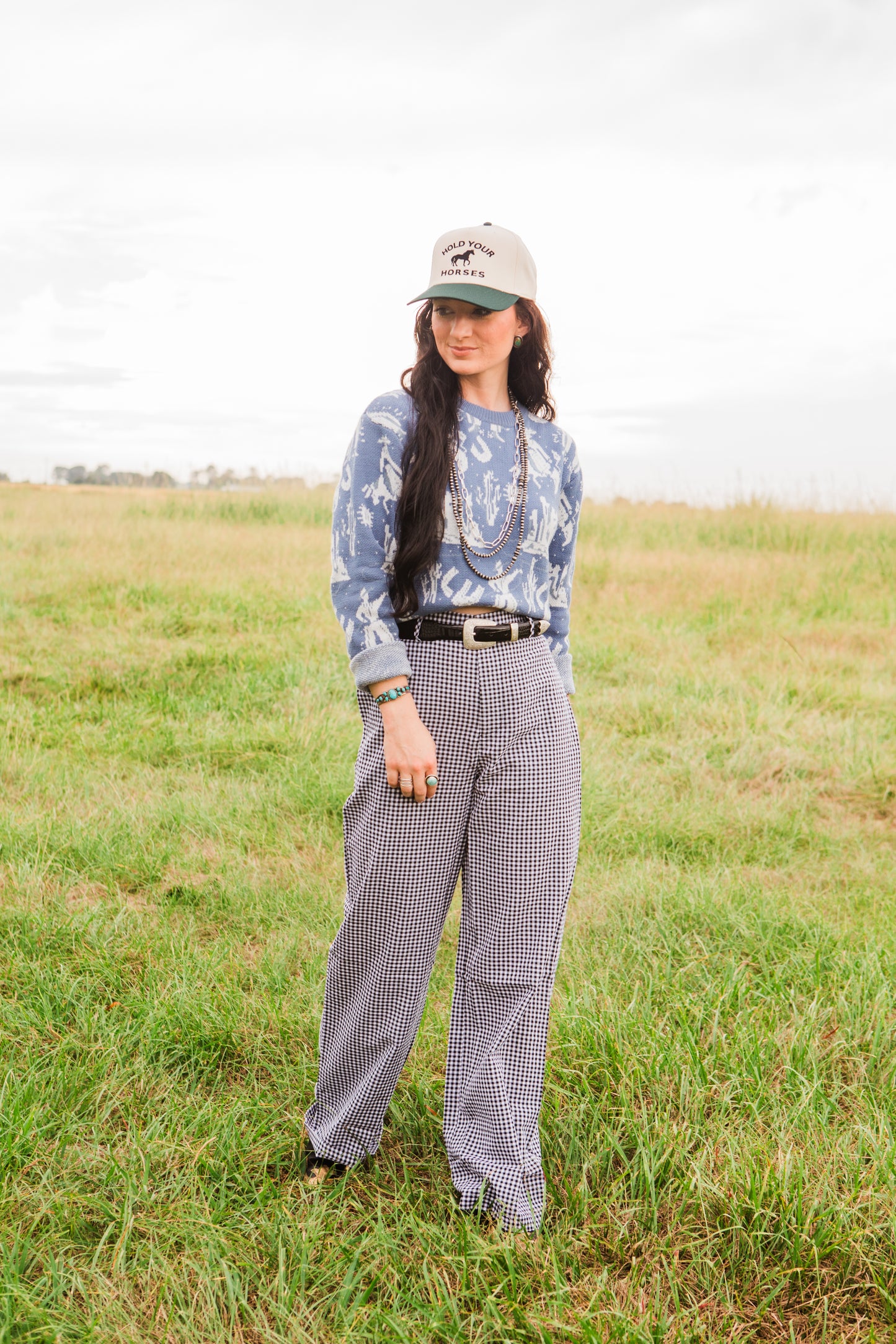 The Georgina Gingham Pant Set