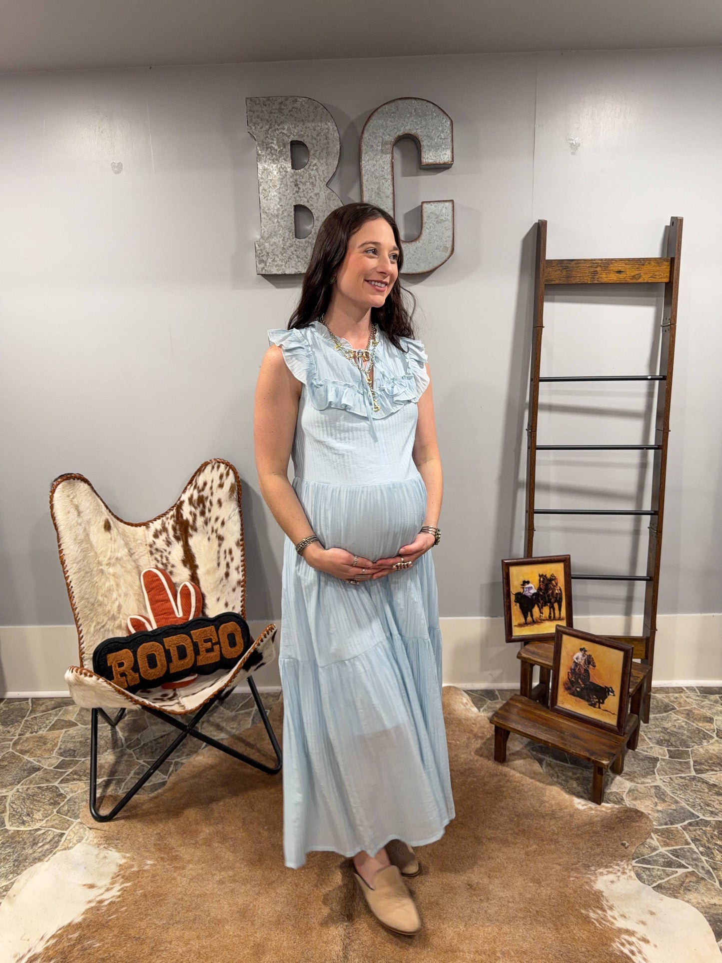 The Dusty Tiered Dress