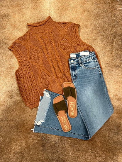 The Bri Sweater- Caramel