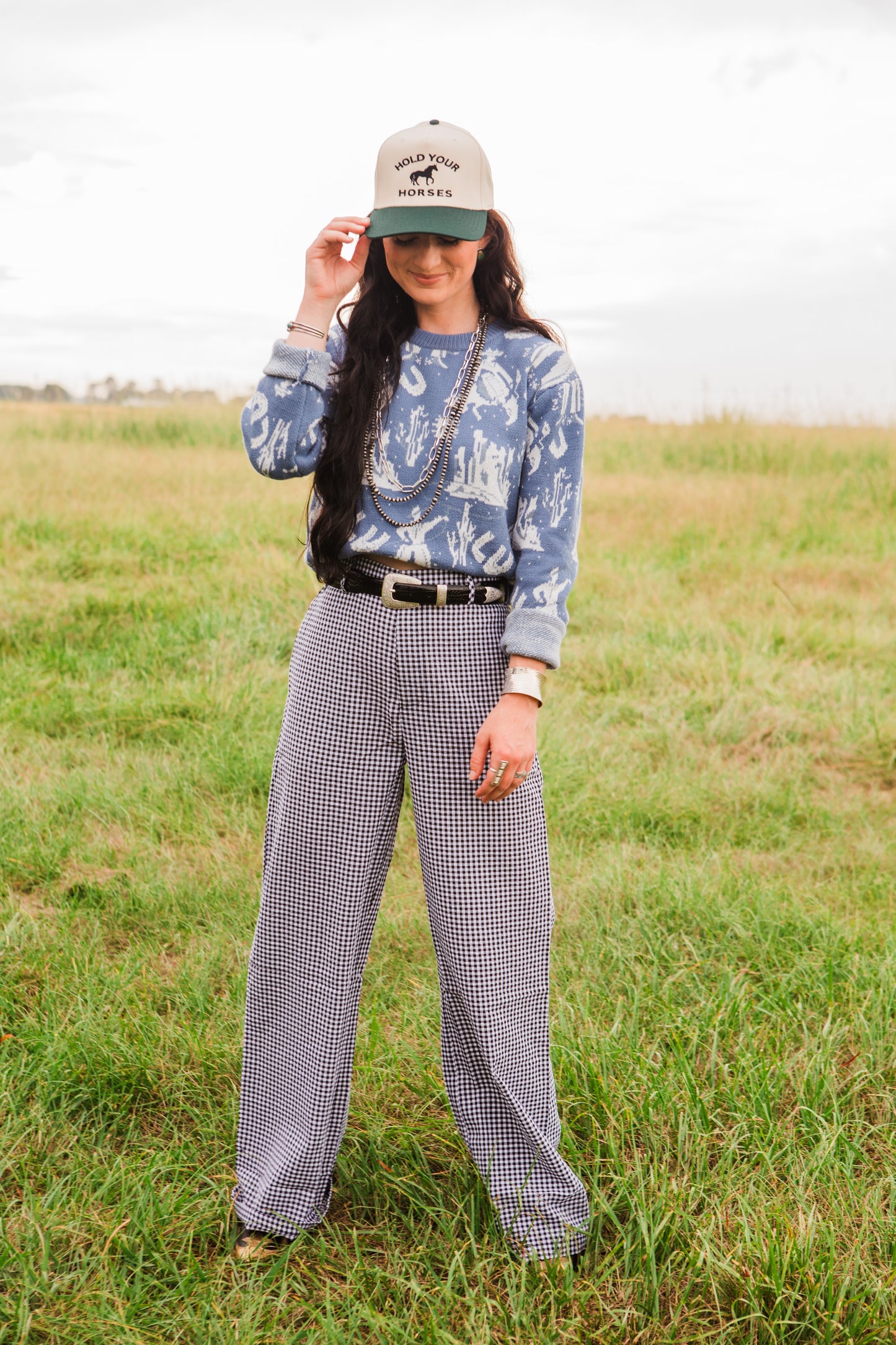 The Georgina Gingham Pant Set