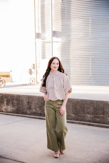 The Autumn Ridge Plaid Blouse