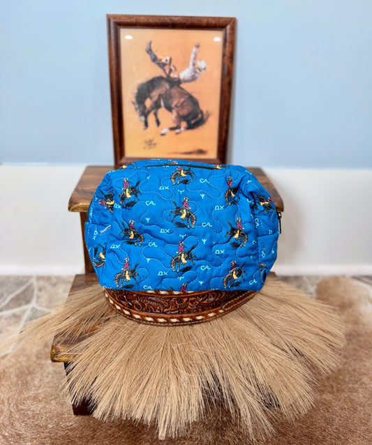 Rosie Rider Large Makeup Bag - Perfect for Organization