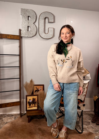 Still Fly Sweater in Oatmeal