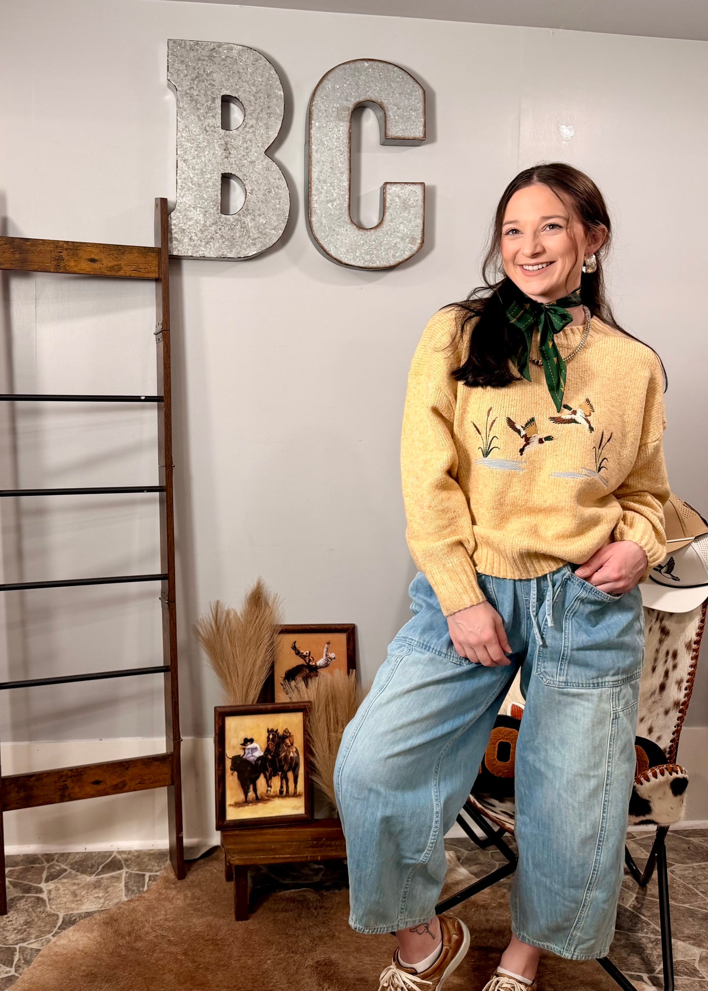 Still Fly Sweater in Butter Yellow