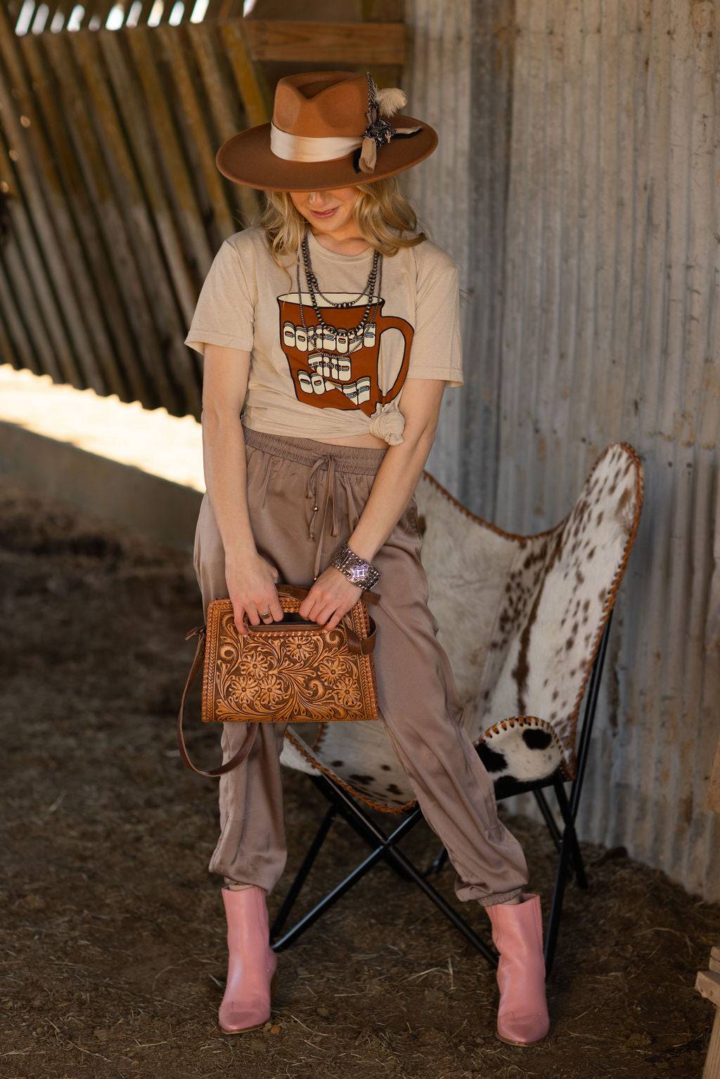 Cowboys & Coffee Tee