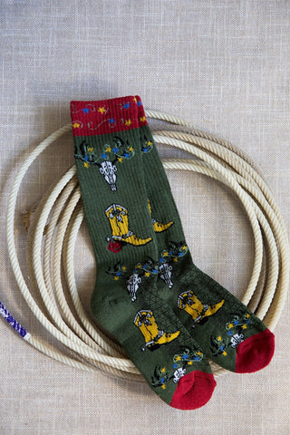Get a Little Western Performance Socks
